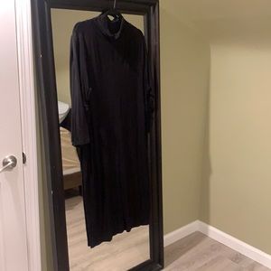 Torrid MIDI Cotton Dress, turtle neck, long sleeve